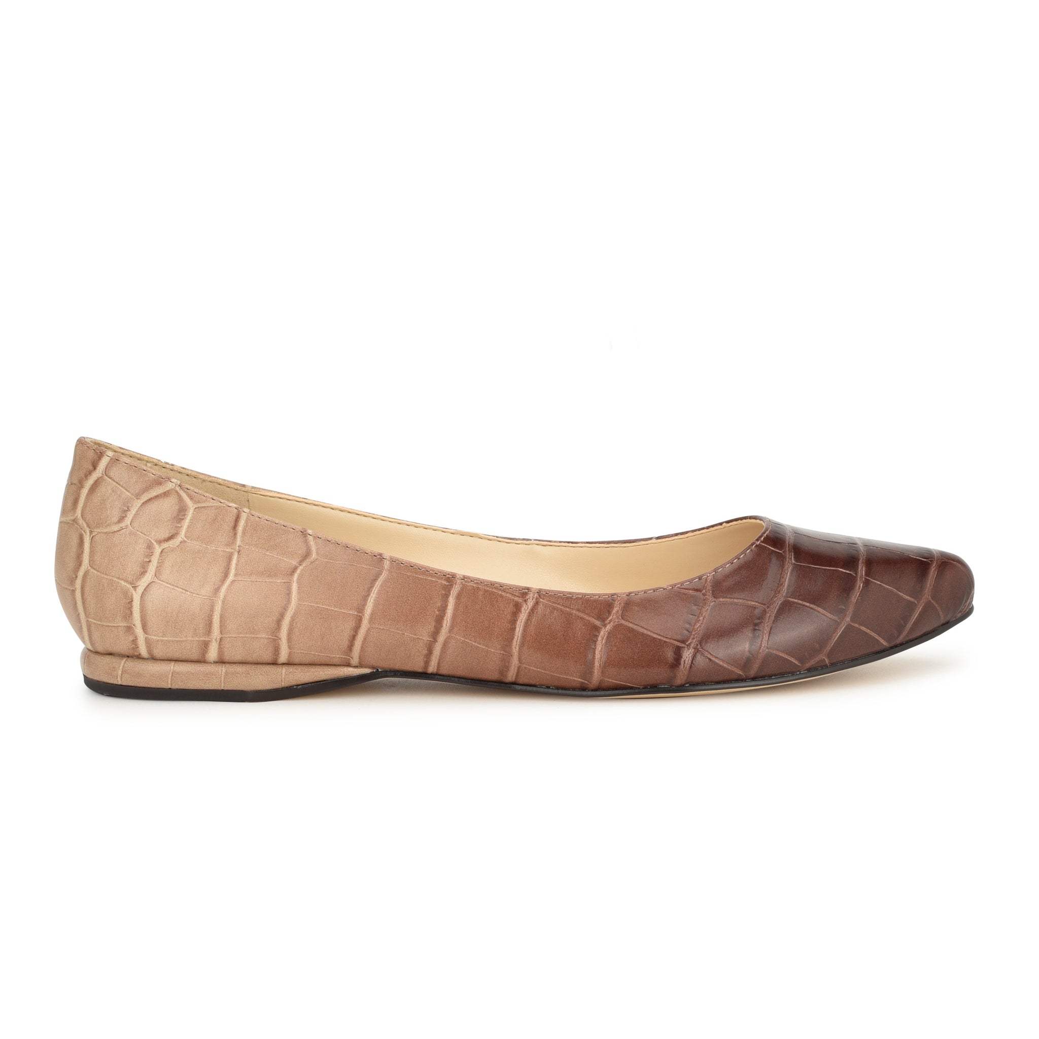 Speakup Almond Toe Flats - Nine West