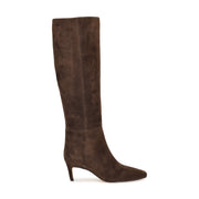 Caddy Knee High Leather Wide Calf Boots