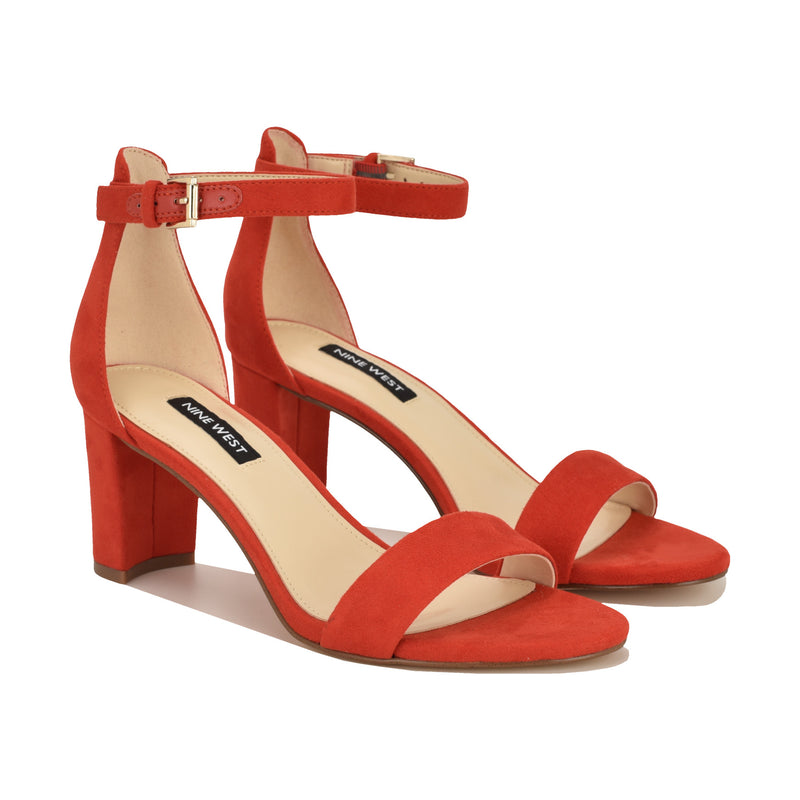 Pruce Ankle Strap Block Heel Sandals