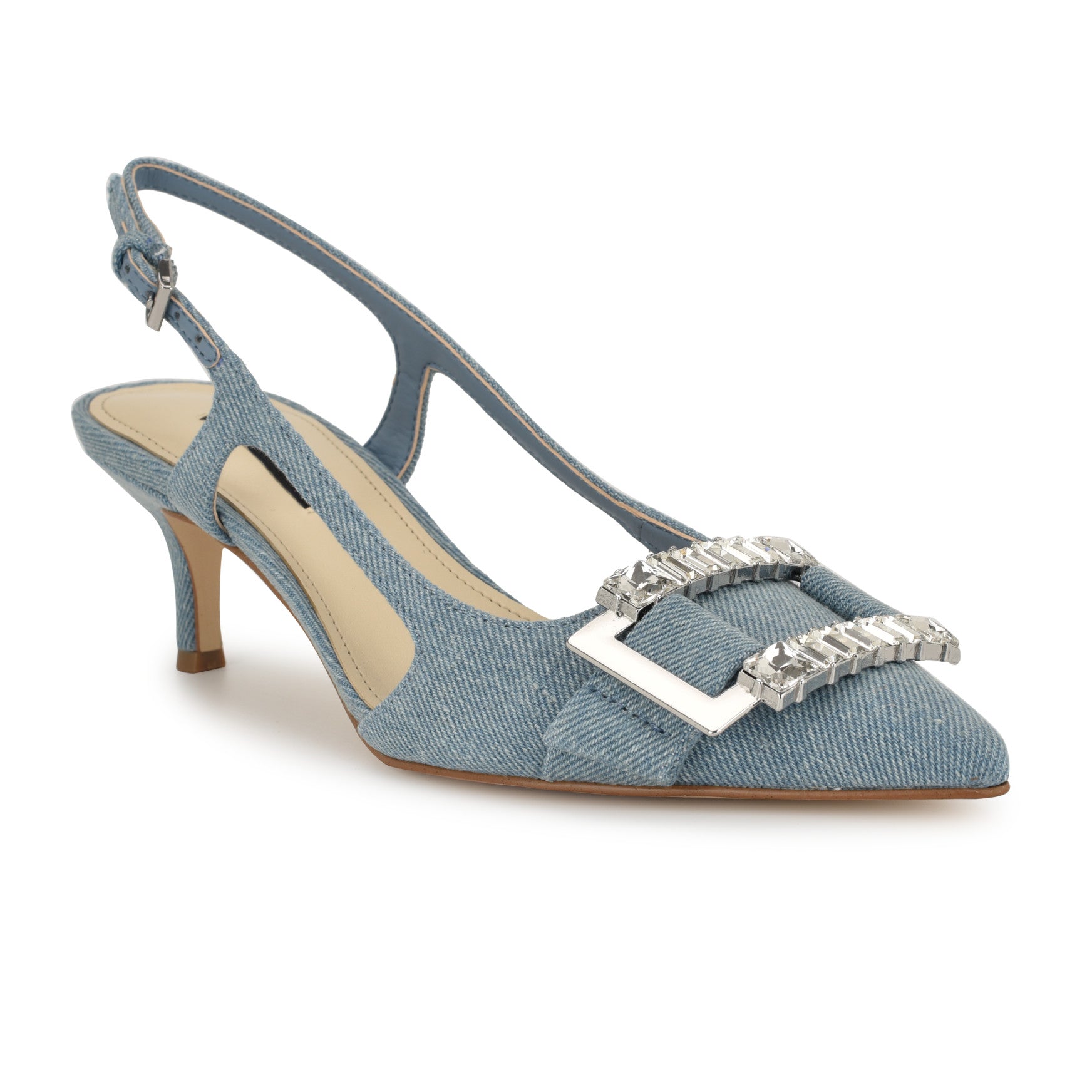 Neeri Pointy Toe Slingbacks