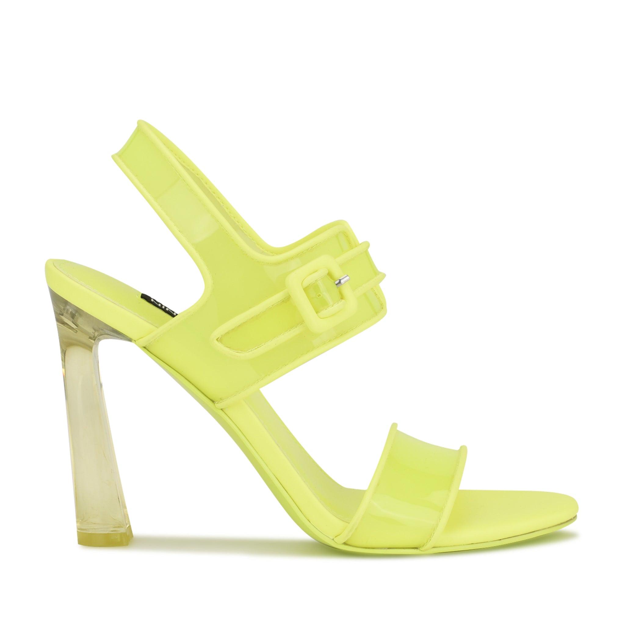 Clear on sale neon sandals