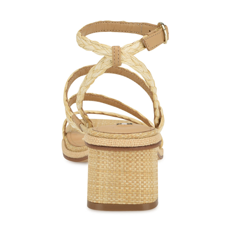 Emolly Raffia Block Heel Sandals