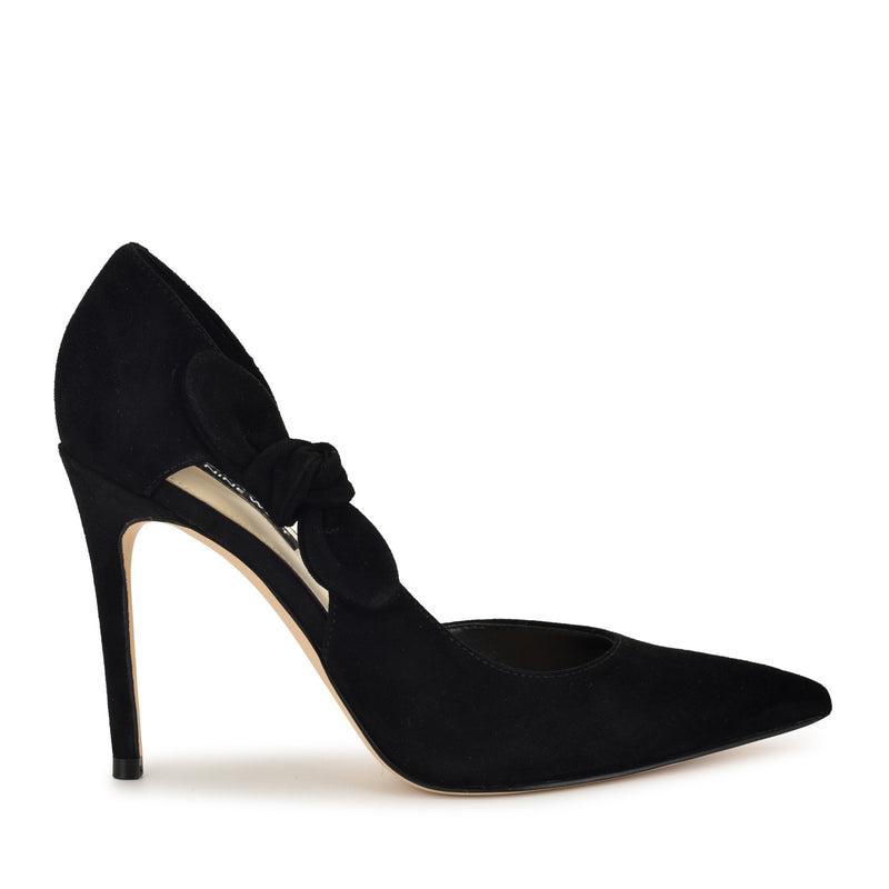 Fhalon Bow d'Orsay Pointy Toe Pumps