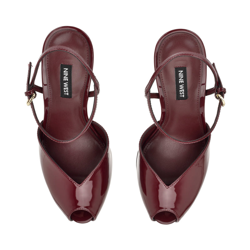 Kalissa Peep Toe Platform Heels