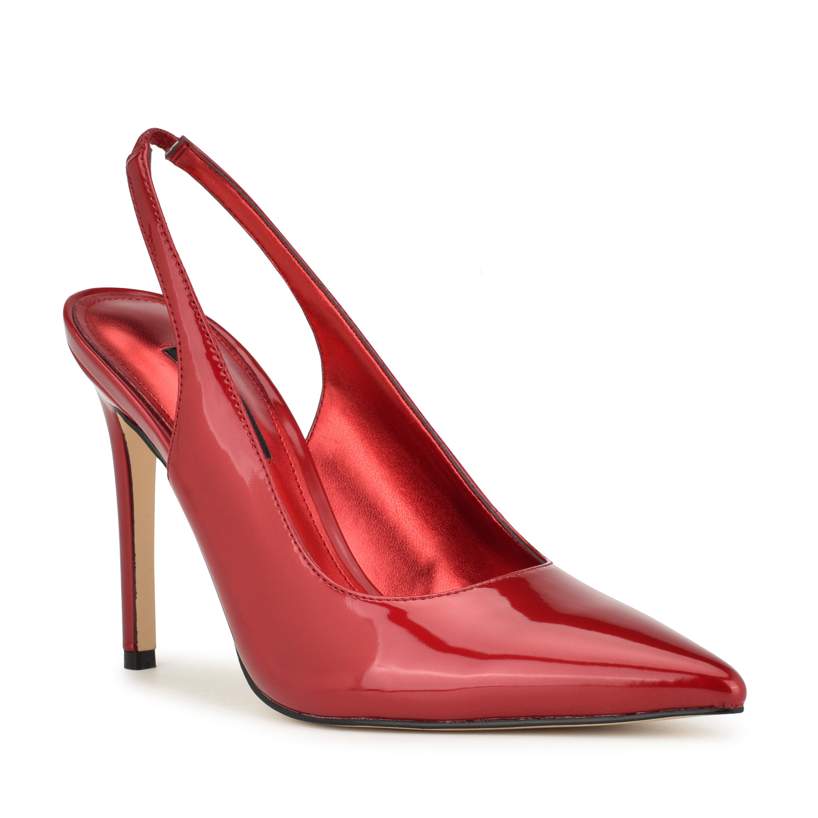 Nine west henra sales flared heel pump