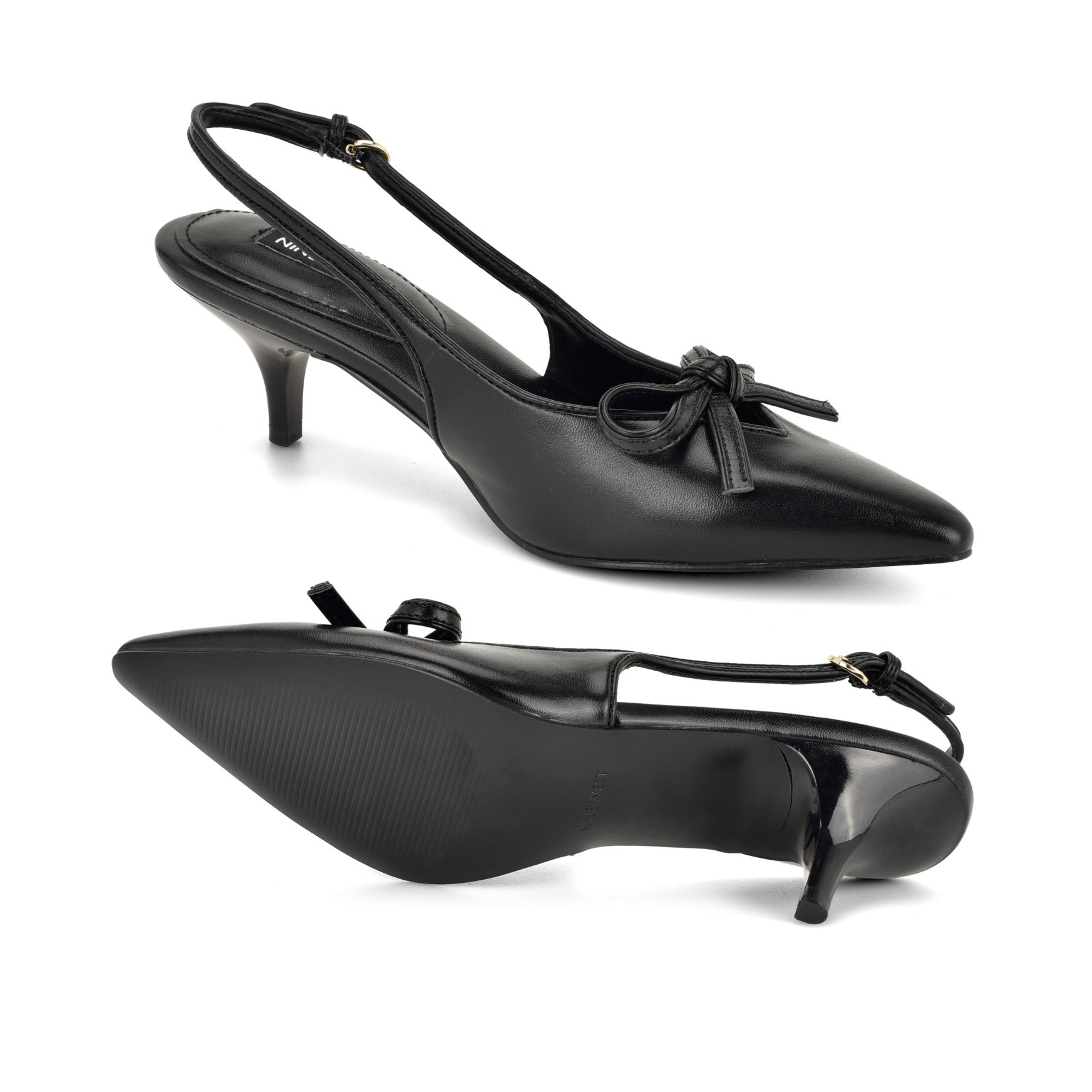 Lyrical Bow Slingback Pumps