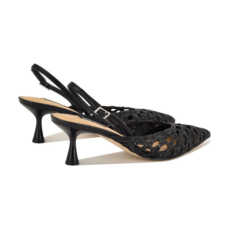 Randela Woven Slingback Pumps