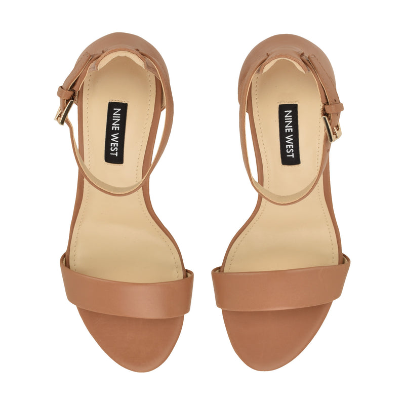 Pruce Ankle Strap Block Heel Sandals