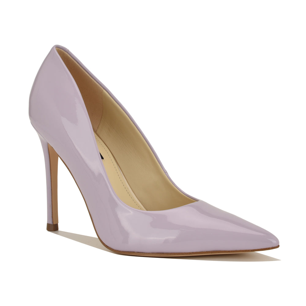 Women's Fresh Pointy Toe Pumps - Lavender Patent | Nine West