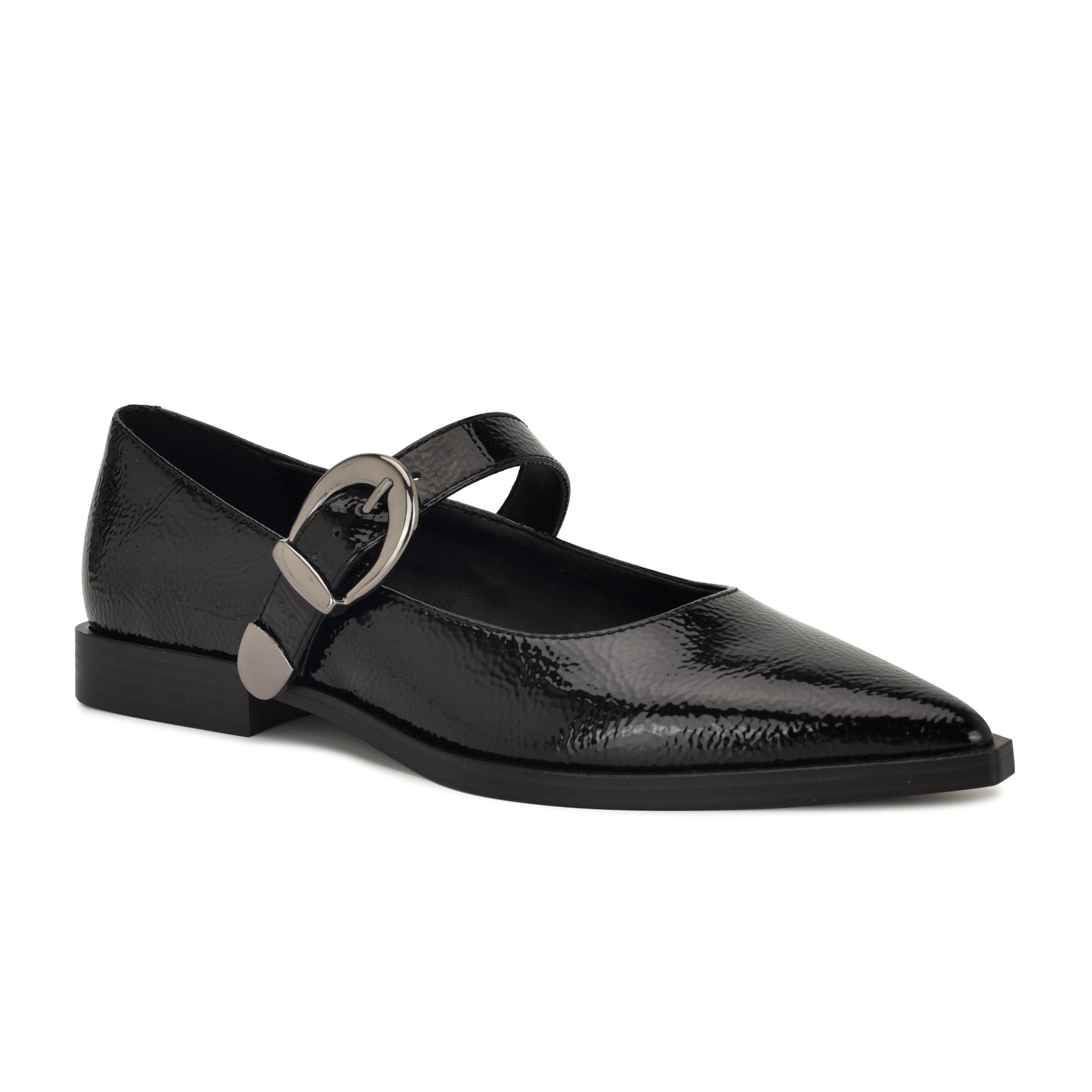 Women's Katrel Mary Jane Flats - Black | Nine West Women's Katrel Mary Jane Flats - Black | Nine West