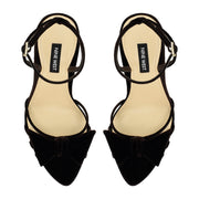 Queana Velvet Bow Sandals