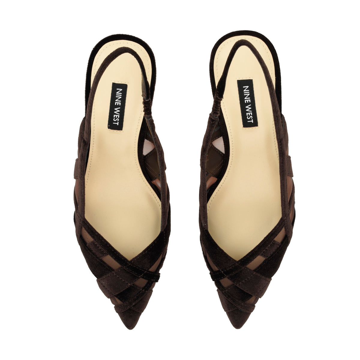 Ellite Kitten Heel Slingback Pumps