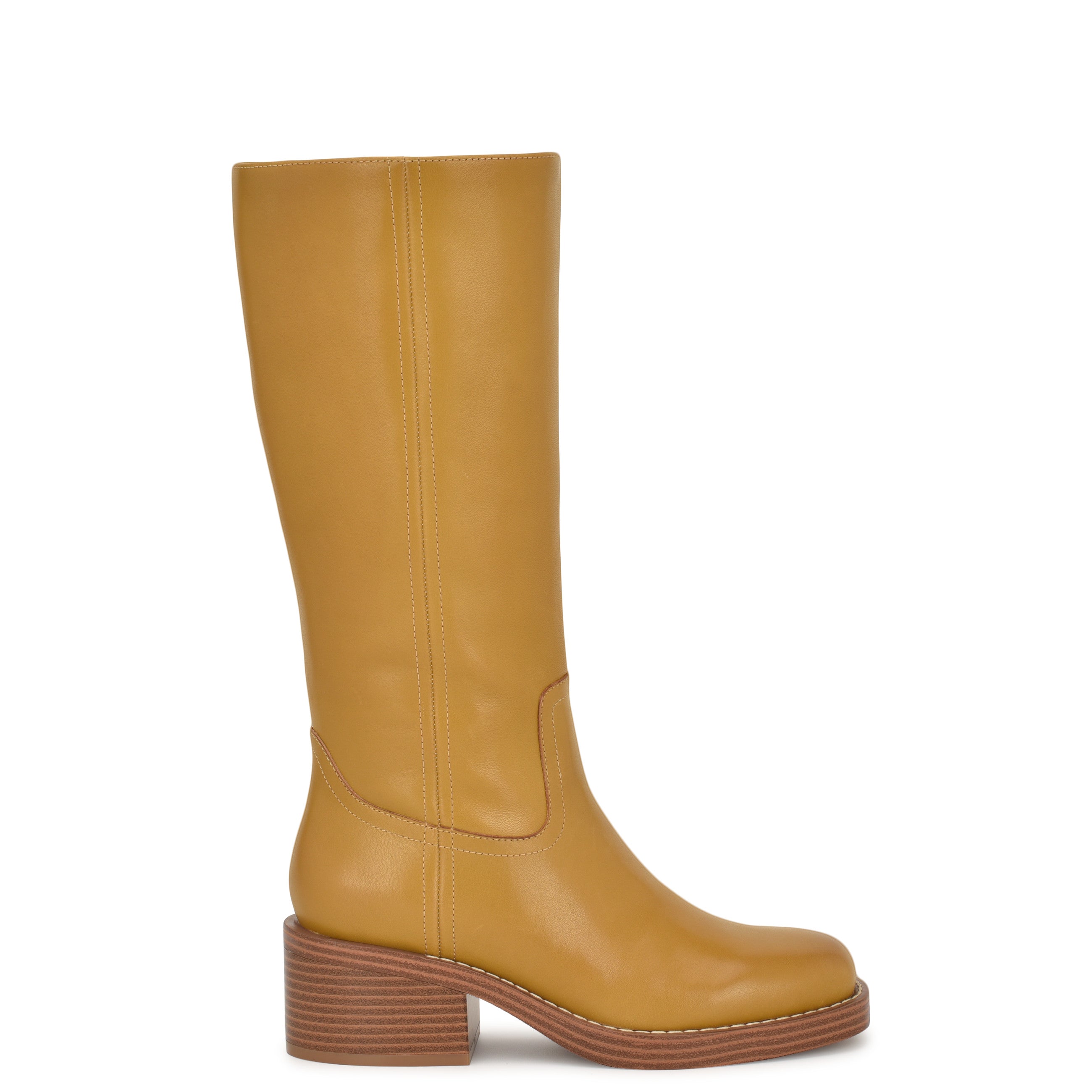 Broklyn Square Toe Casual High Shaft Boots