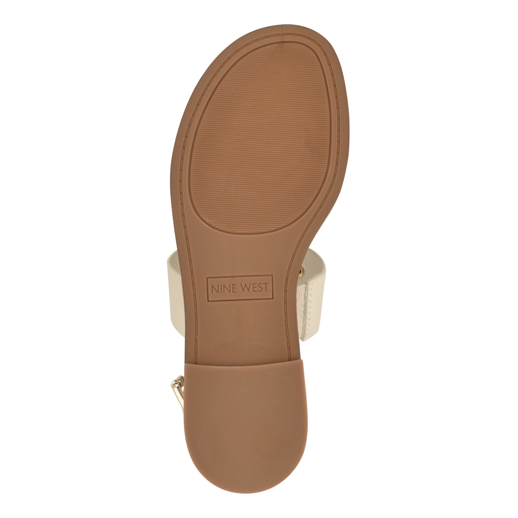 Nine West Women's Jouise Sandal - White - Flat Sandals