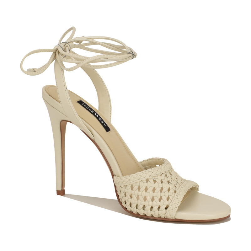 Merta Ankle Wrap Woven Sandals