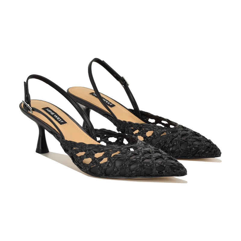 Randela Woven Slingback Pumps