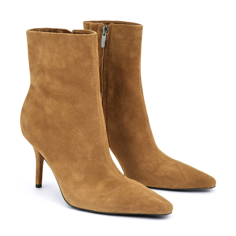 Ohmy Dress Ankle Leather Booties