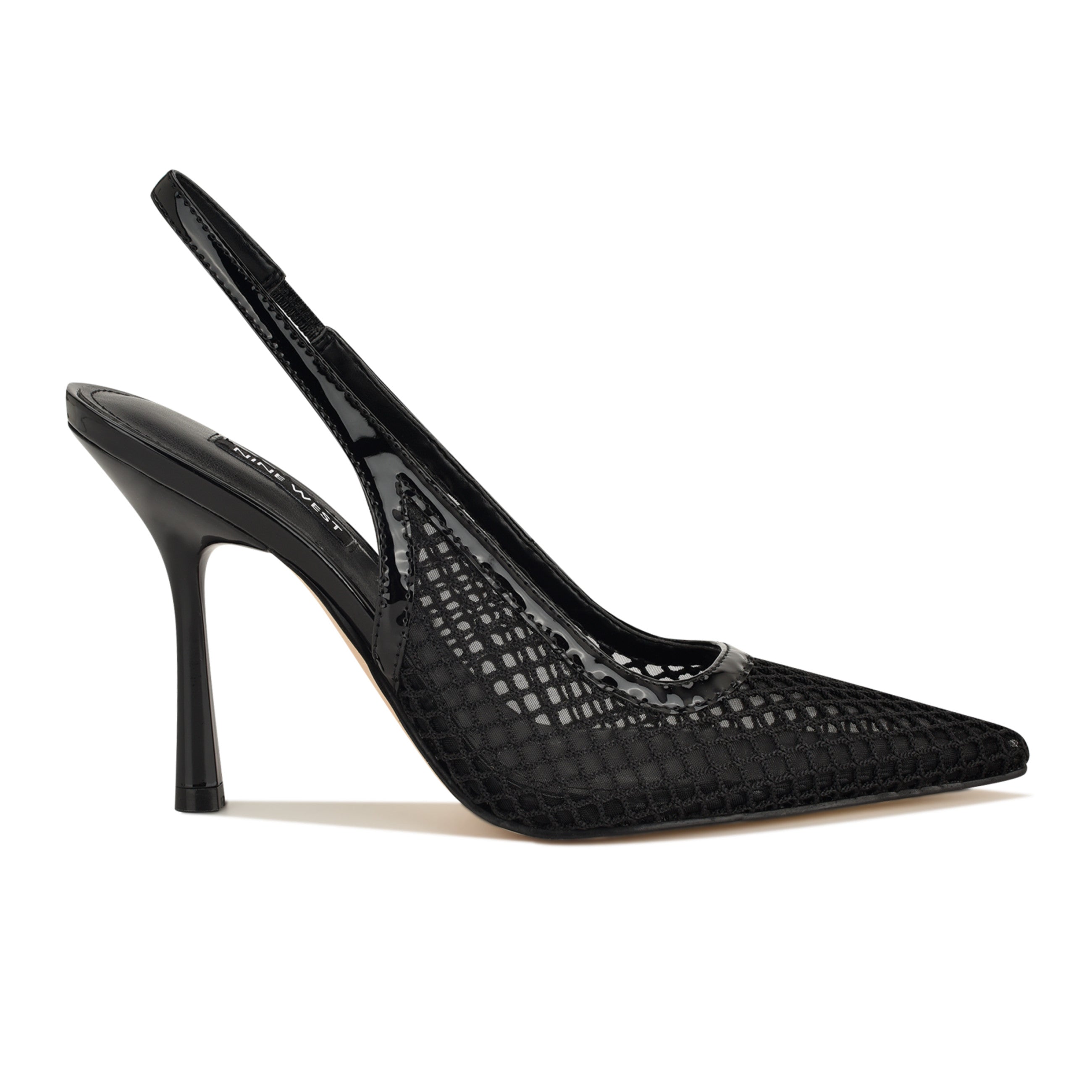 Jermain Mesh Slingback Pumps