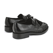 Gersen Ruched Tassle Loafers