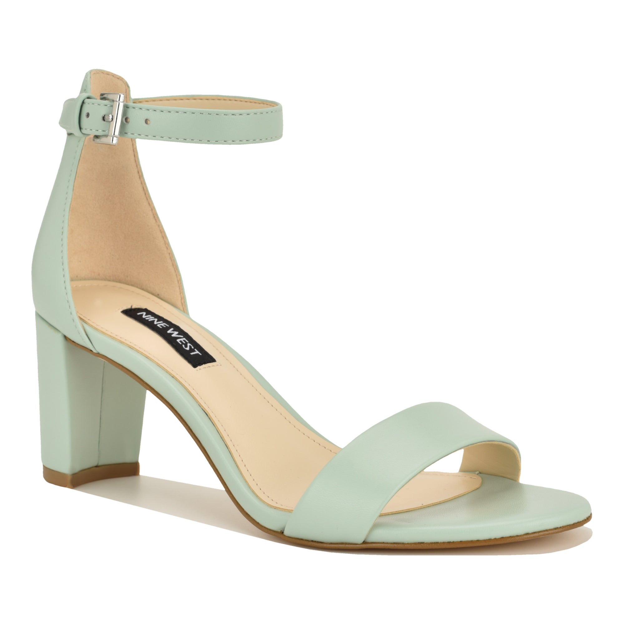 Pruce Ankle Strap Block Heel Sandals