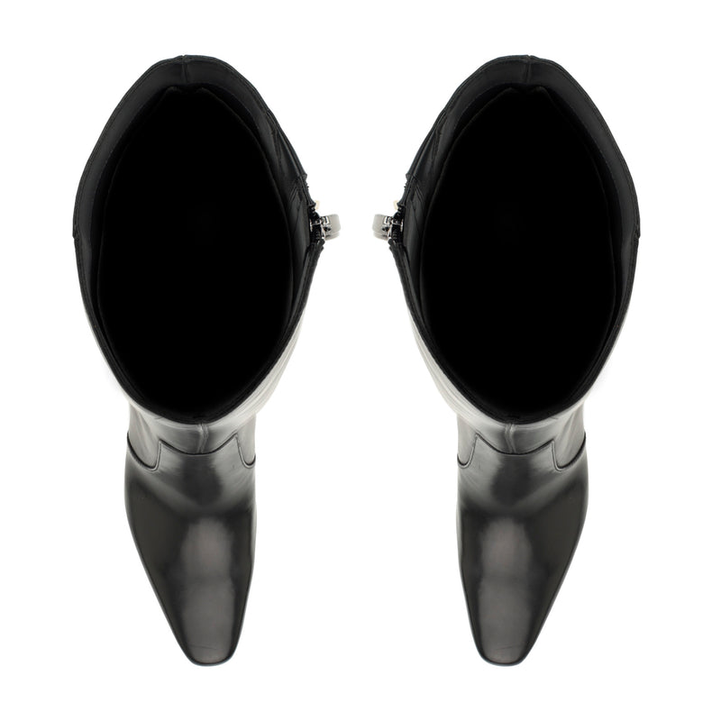 Hover Knee High Leather Boots