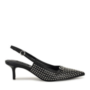 Ashleah Kitten Heel Slingback Pumps