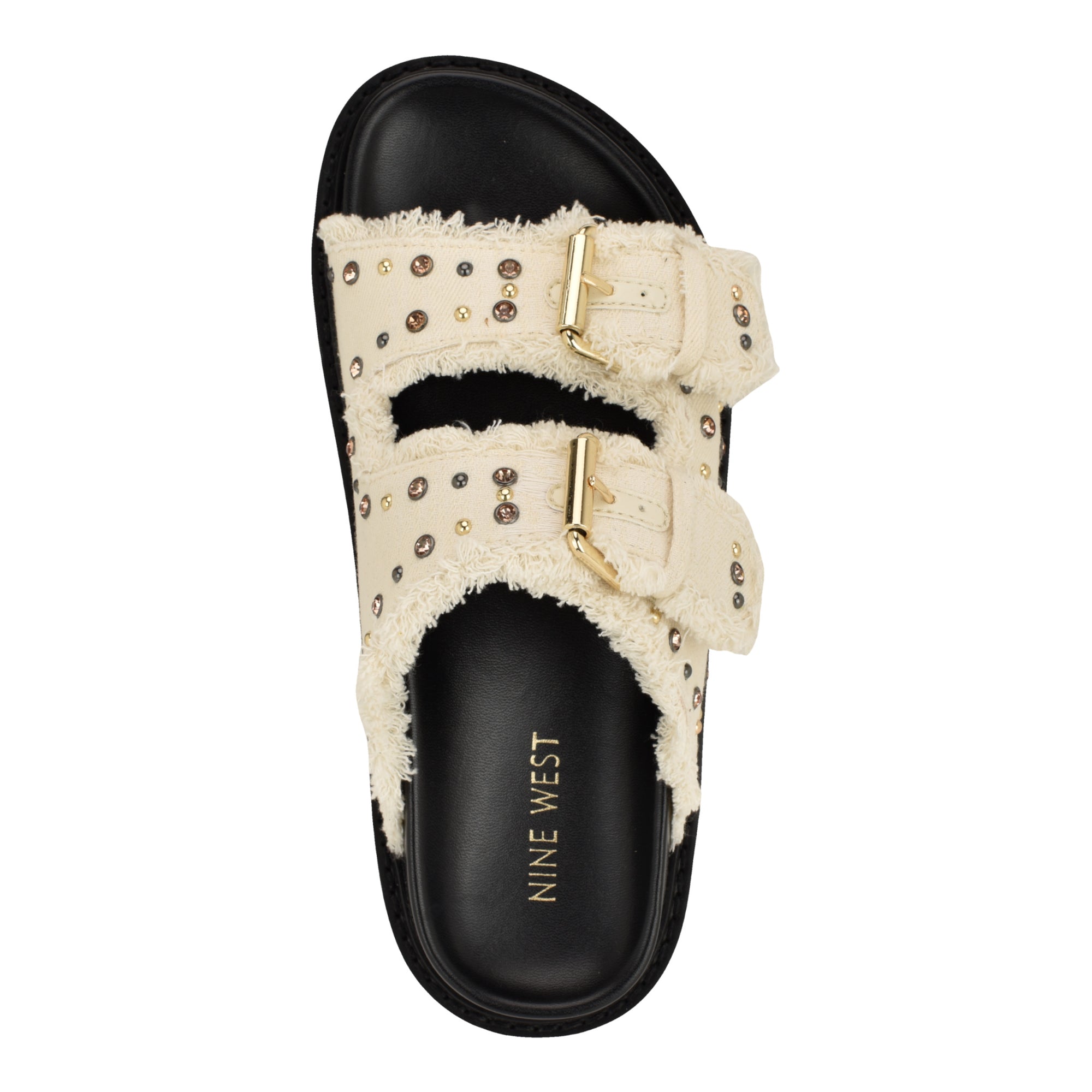 Eleny Buckle Slide Sandals