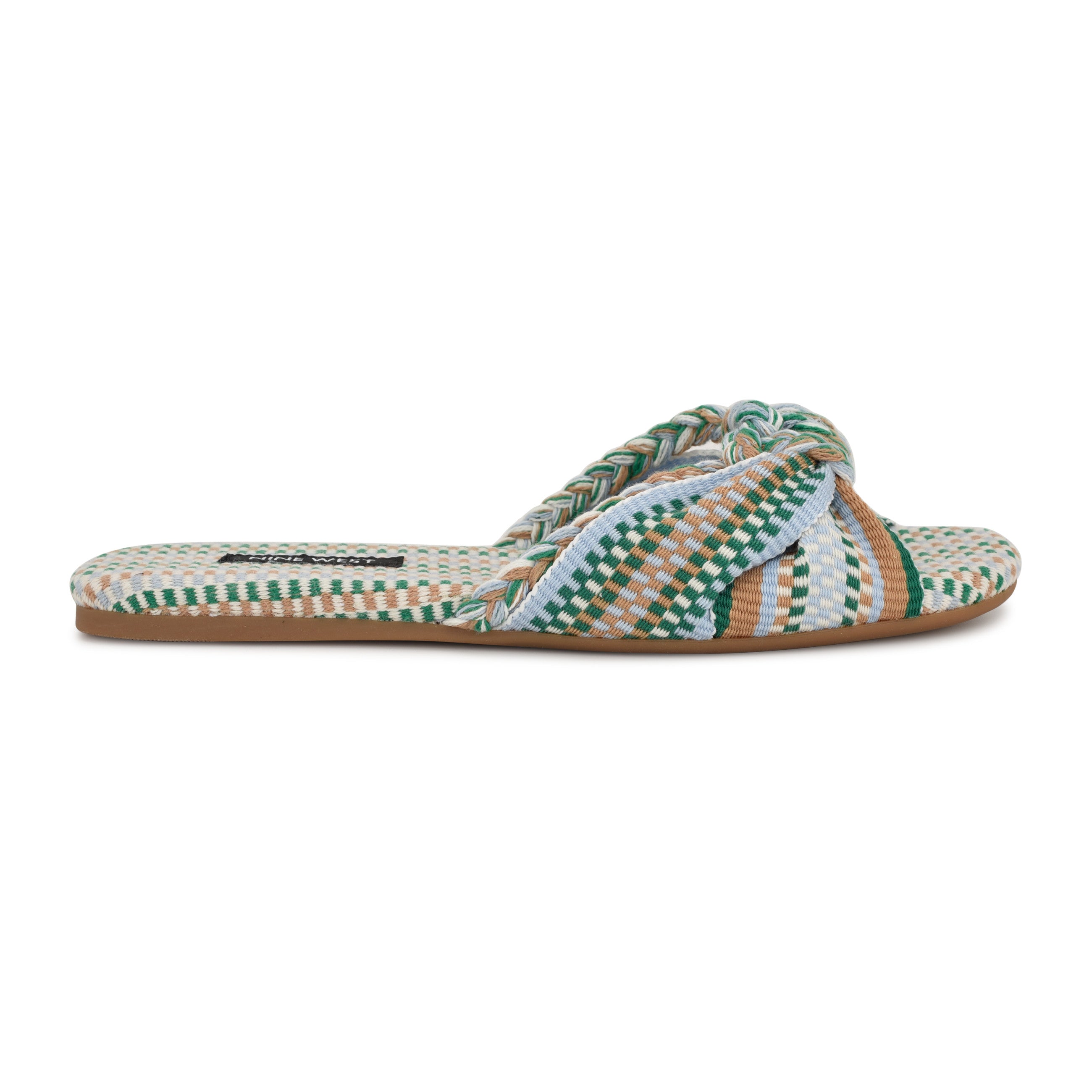 Lalta Knotted Flat Slide Sandals