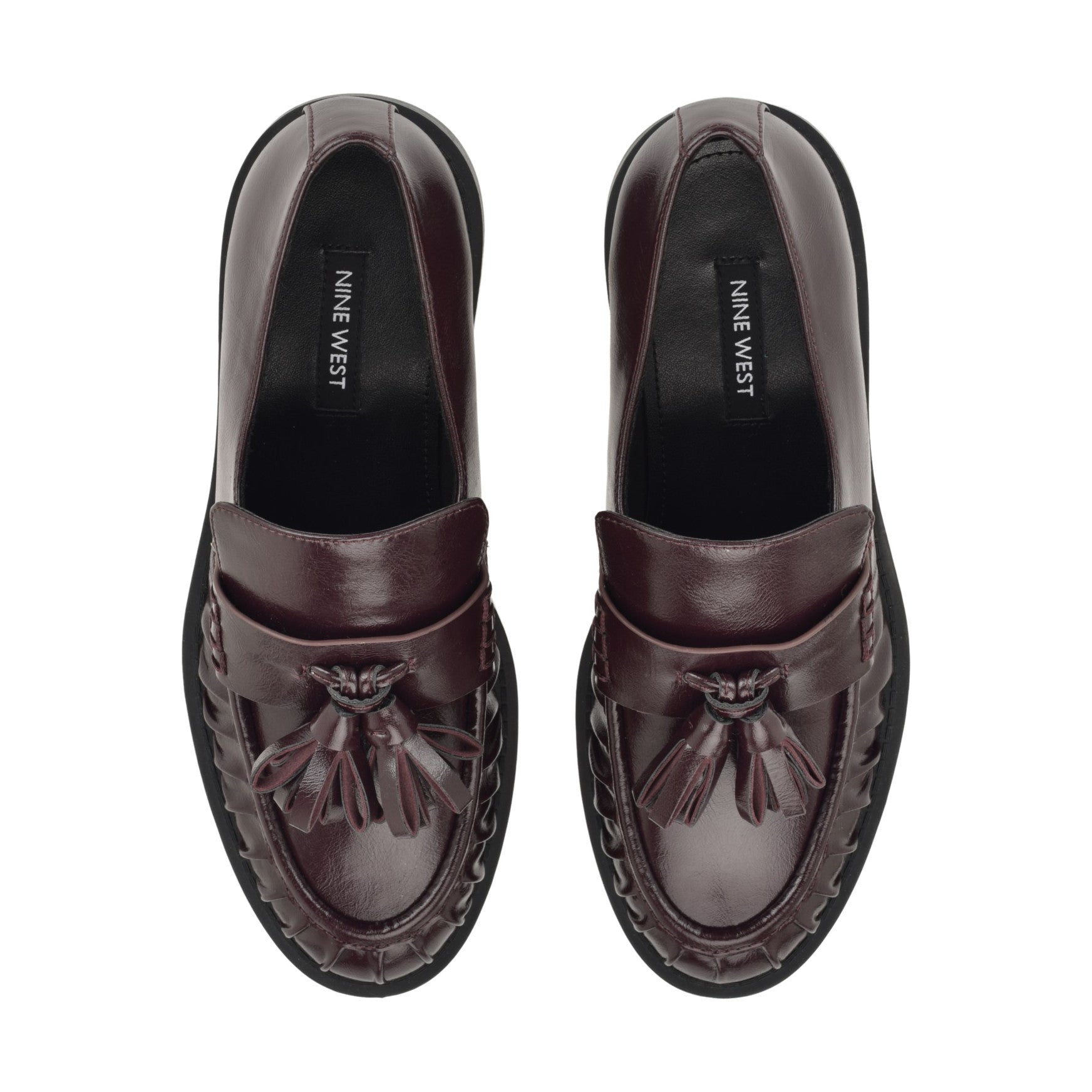 Gersen Ruched Tassle Loafers