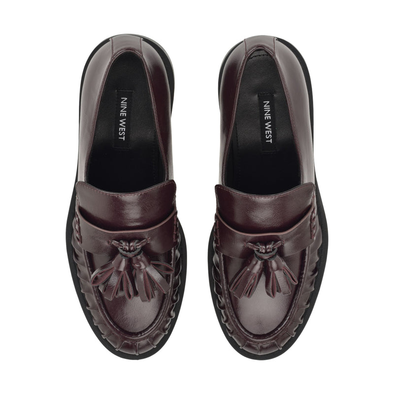 Gersen Ruched Tassle Loafers