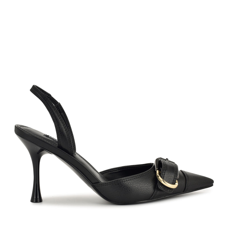 Patsie Buckle Slingback Pumps