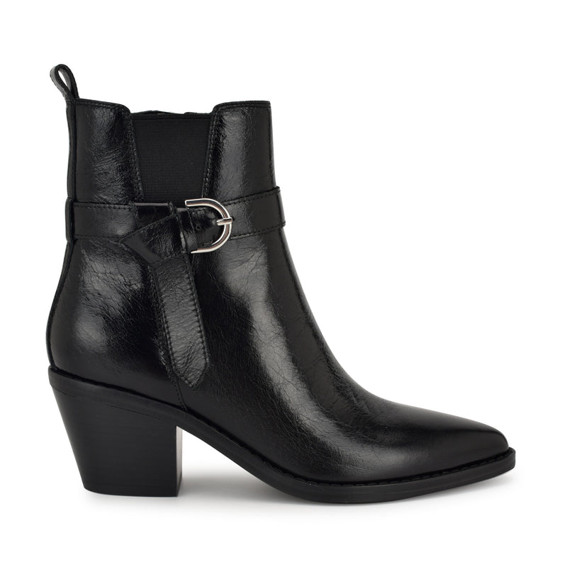 Lemone Leather Pointy Toe Booties