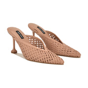 Grasso Woven Mule Pumps