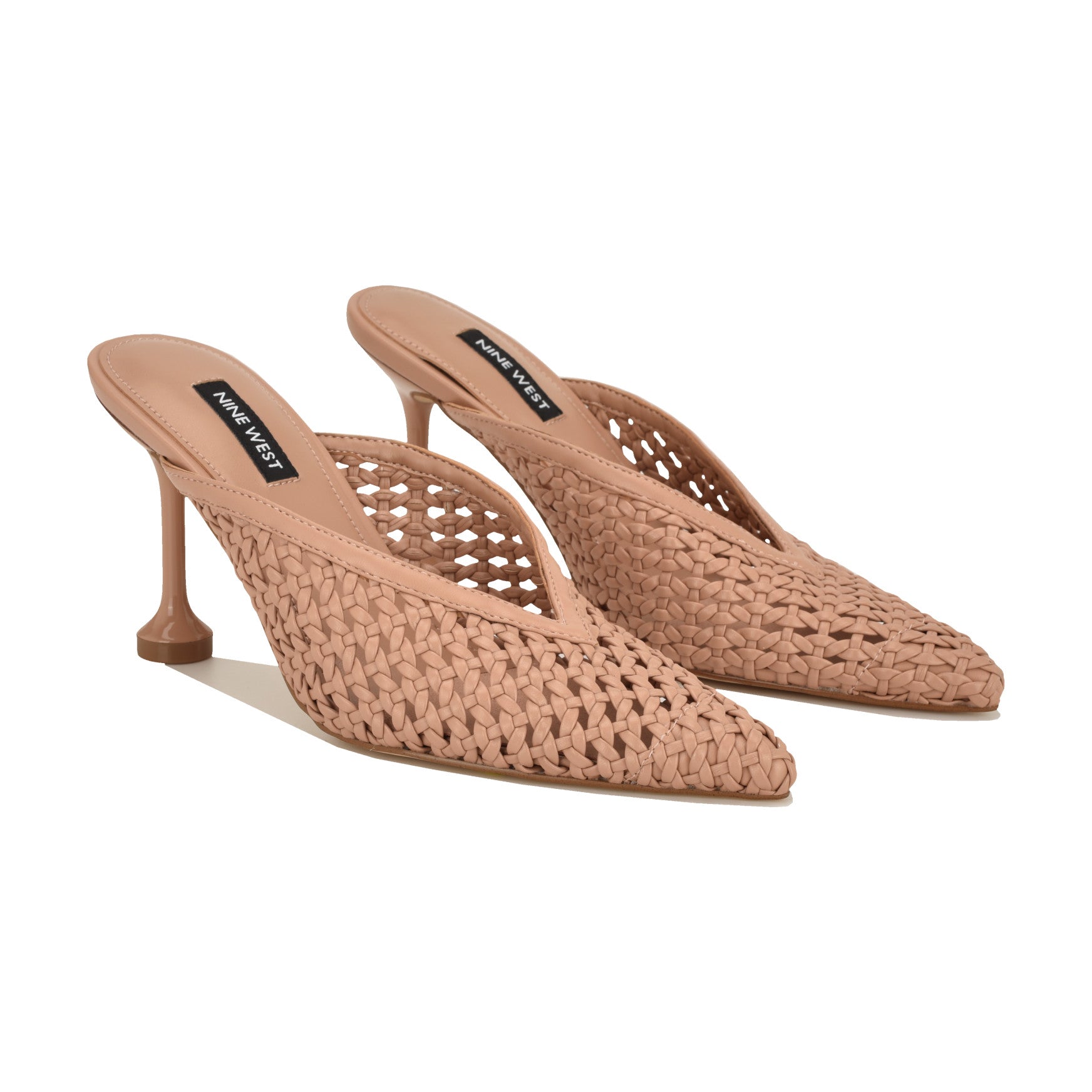 Grasso Woven Mule Pumps