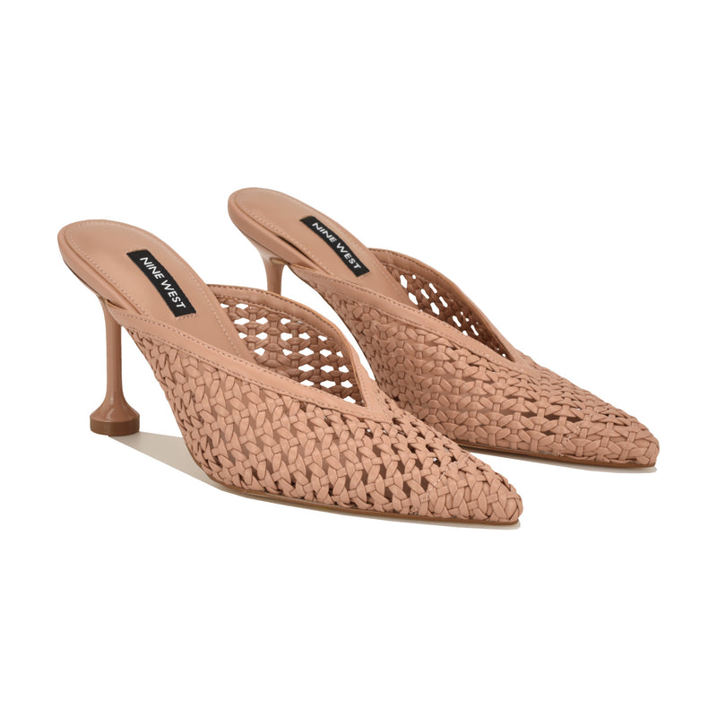 Grasso Woven Mule Pumps