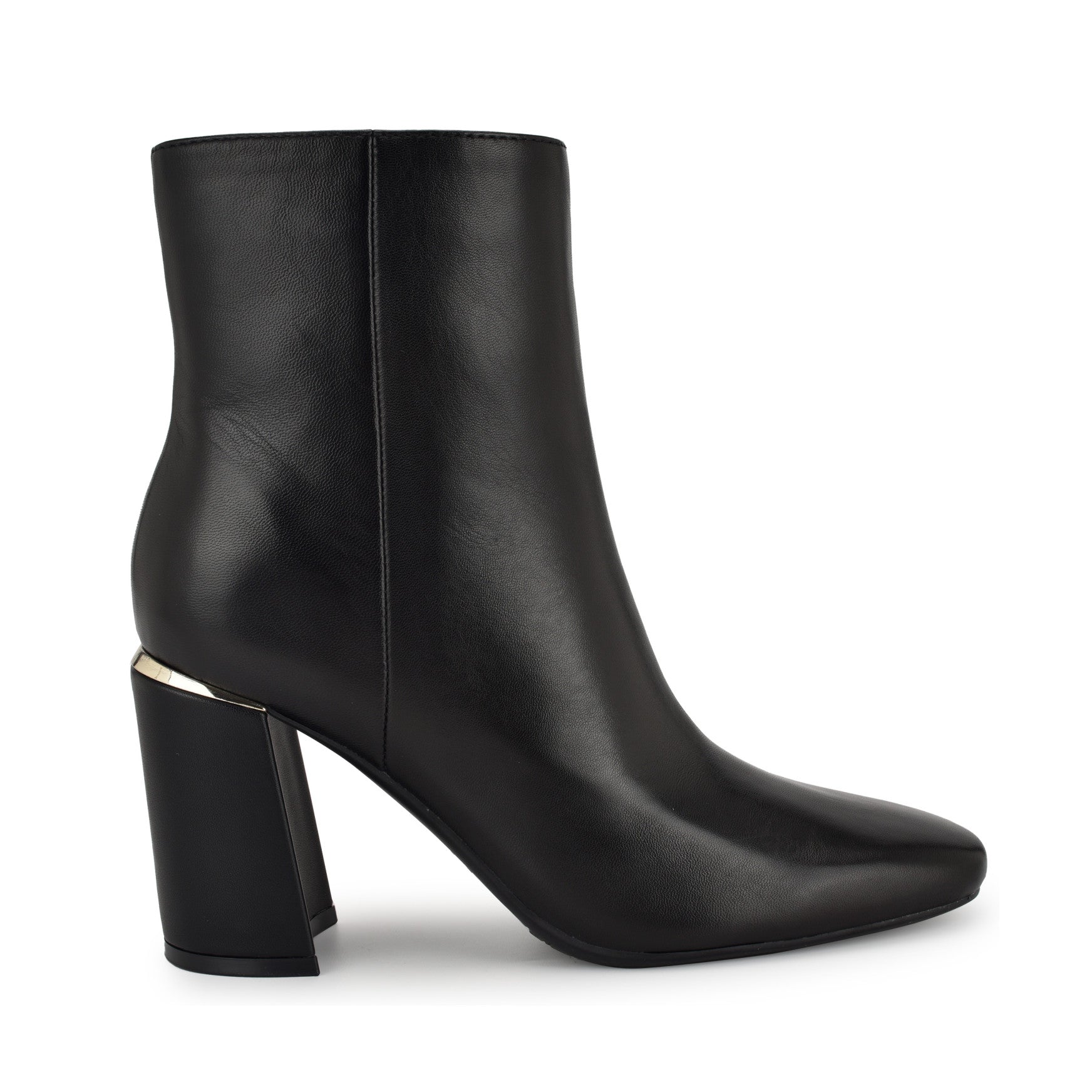 Ailet 9x9 Leather Square Toe Booties