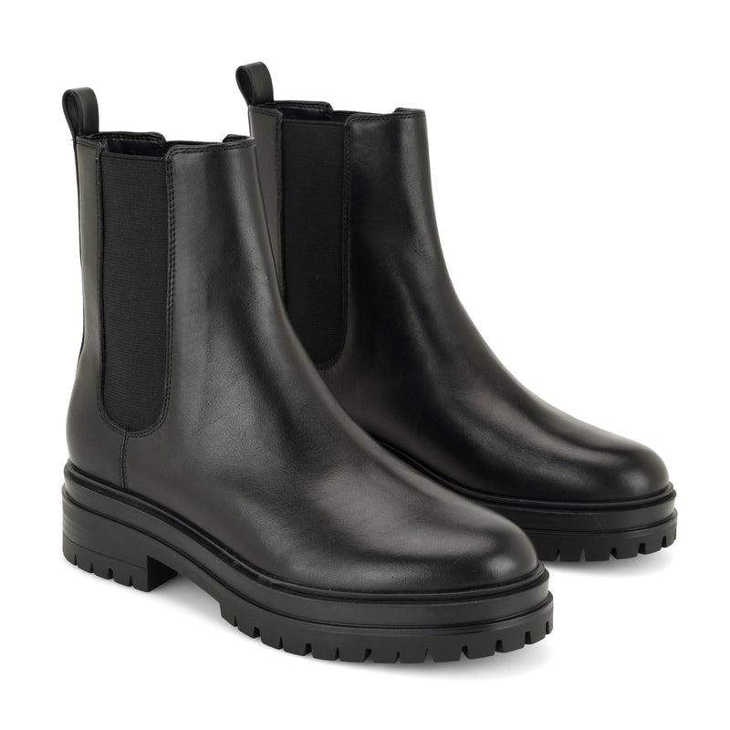 Loresa Lug Sole Leather Booties