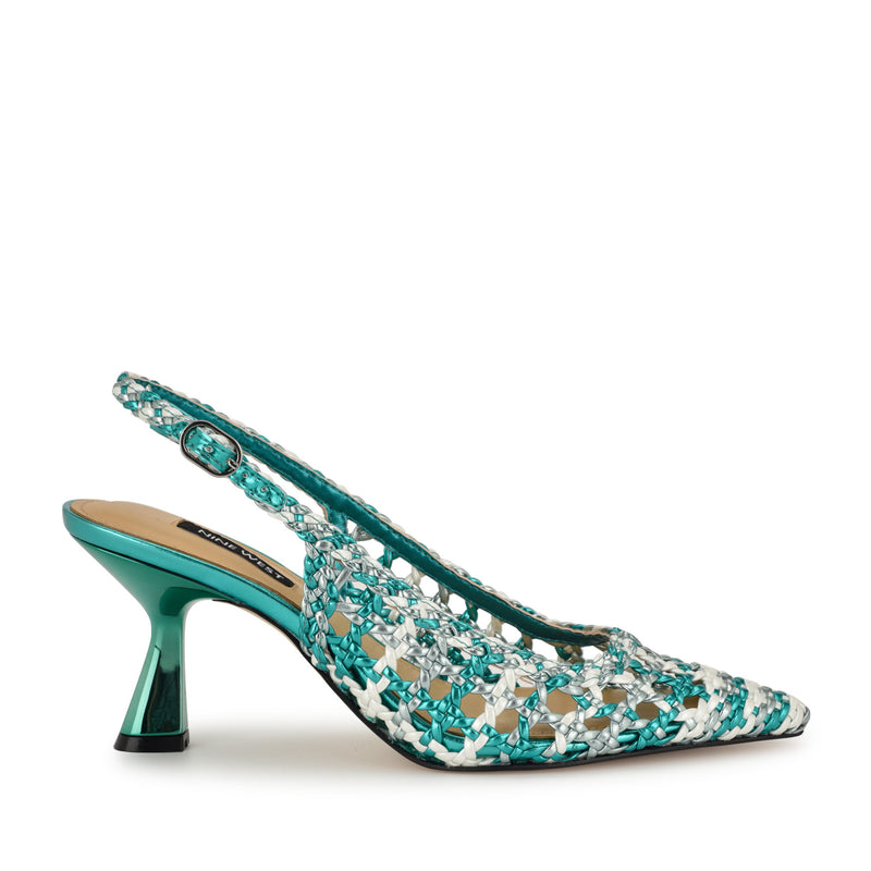 Madalene Woven Slingbacks