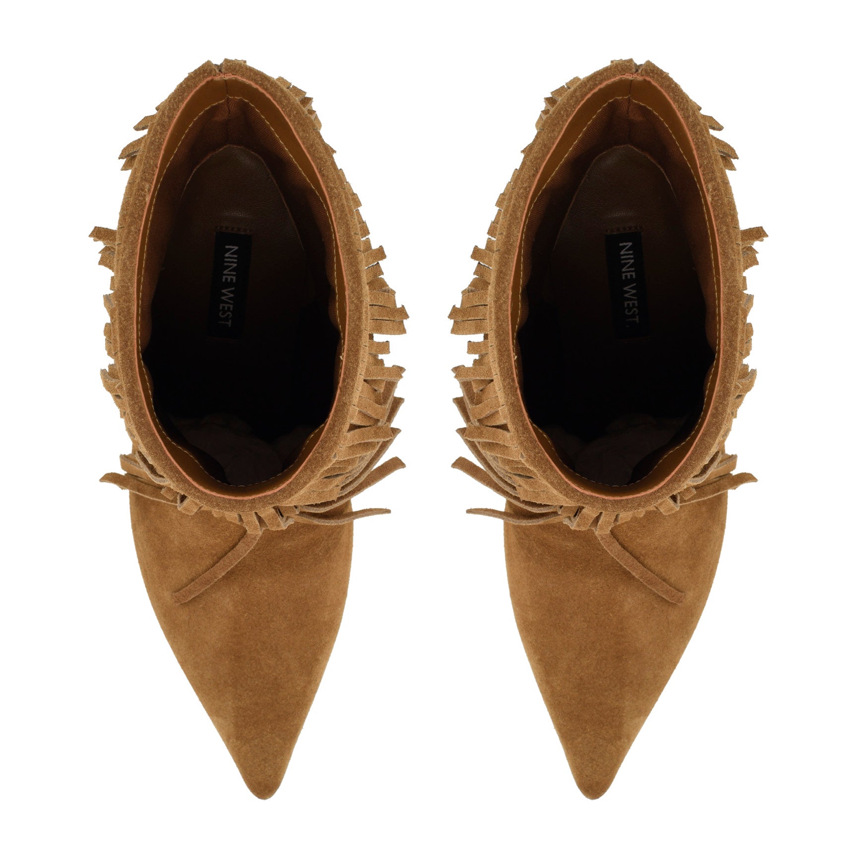 Carbona Leather Fringe Booties