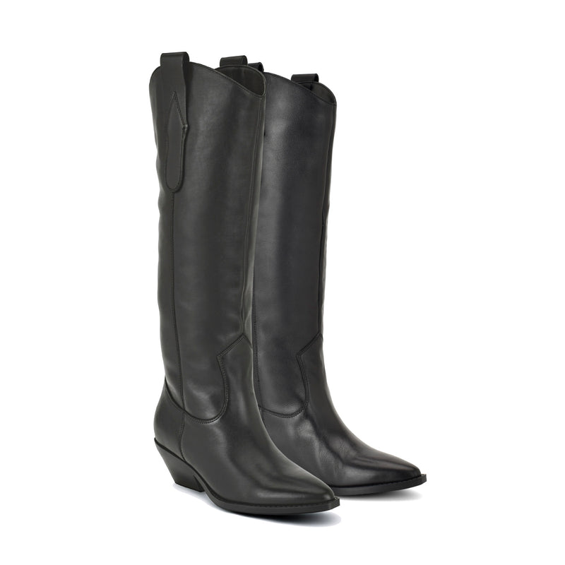 Asken Leather Western Boots