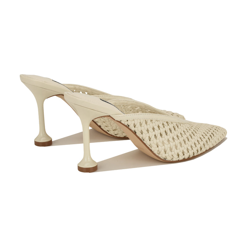 Grasso Woven Mule Pumps
