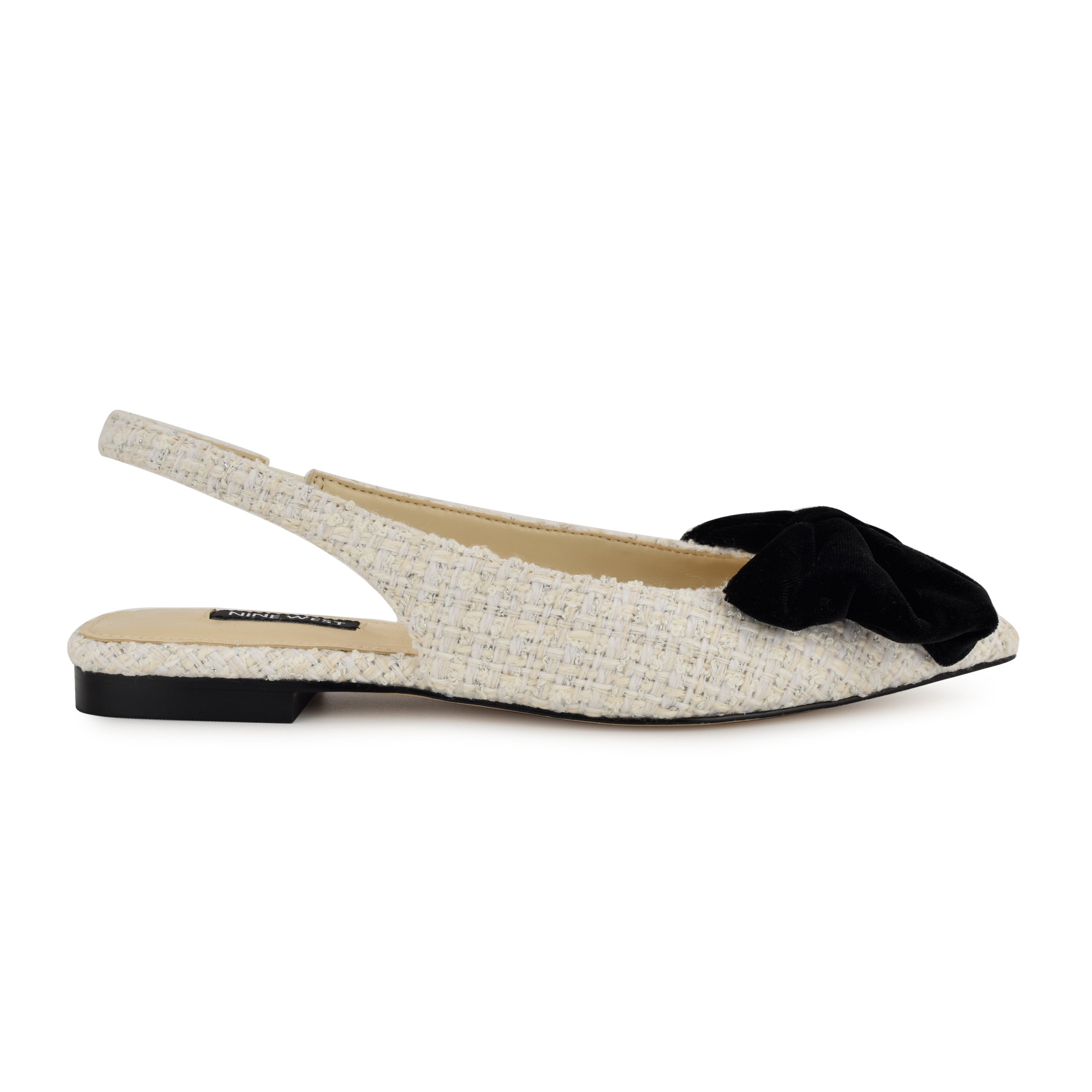 Junnie Bow Slingback Flats