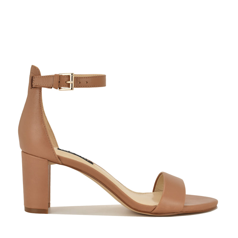 Pruce Ankle Strap Block Heel Sandals