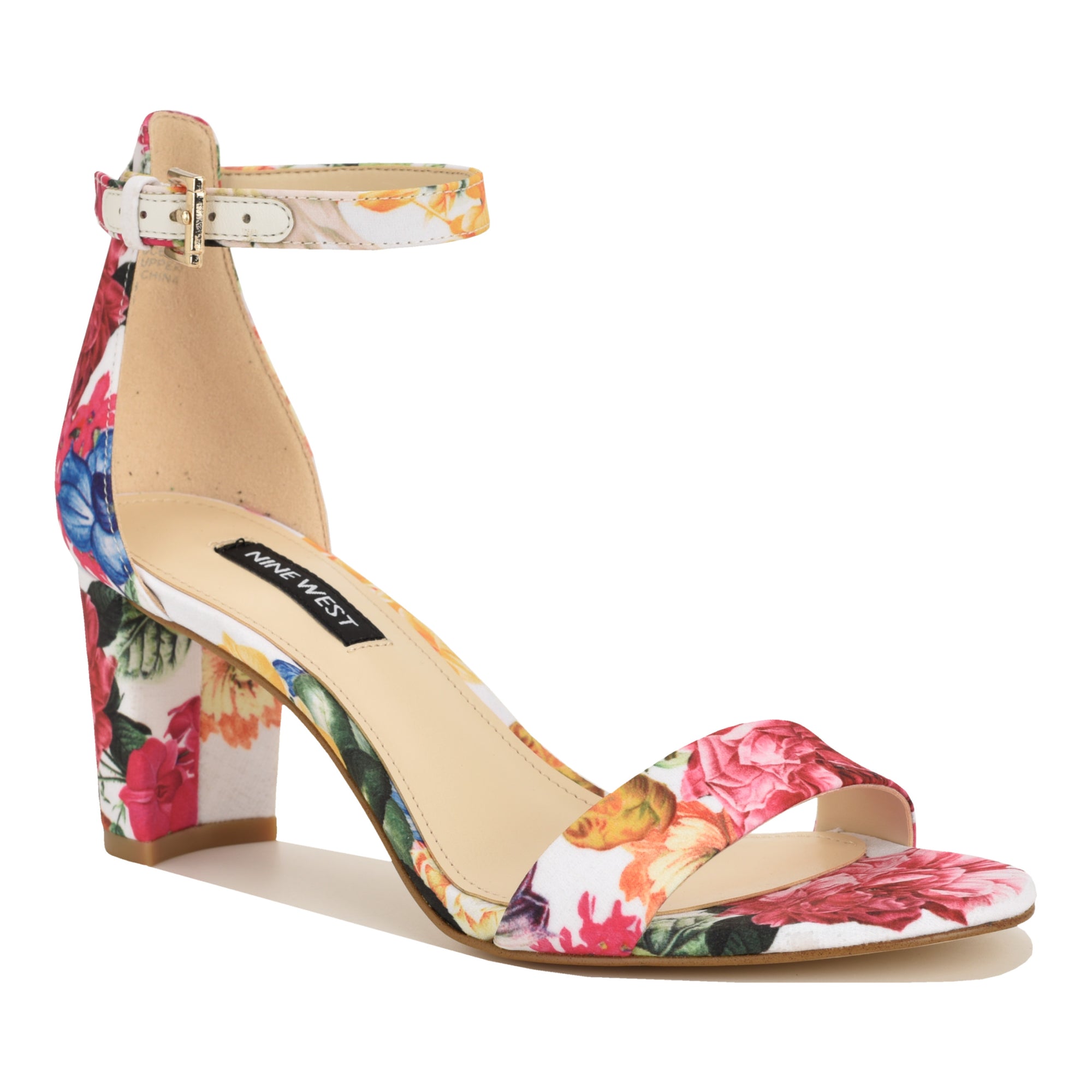 Pruce Ankle Strap Block Heel Sandals