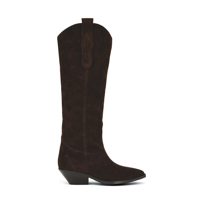 Asken Leather Western Boots