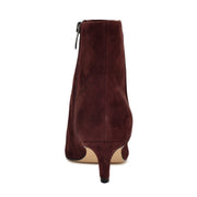 Brite Kitten Heel Ankle Leather Booties