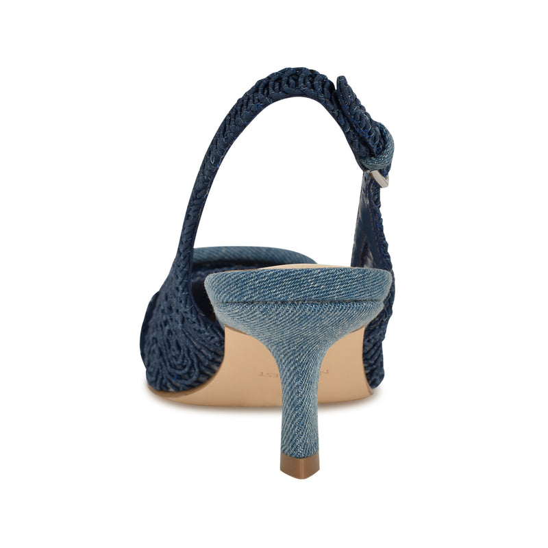 Nolla Woven Slingback Pumps