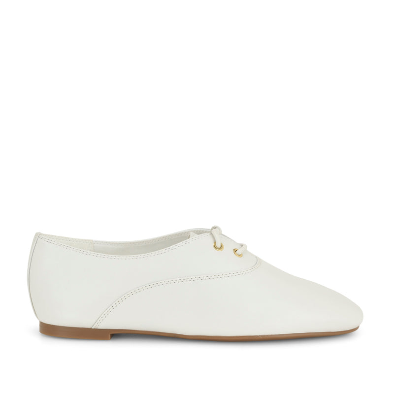 Jazzy Leather Oxford Flats