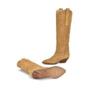Asken Leather Western Boots