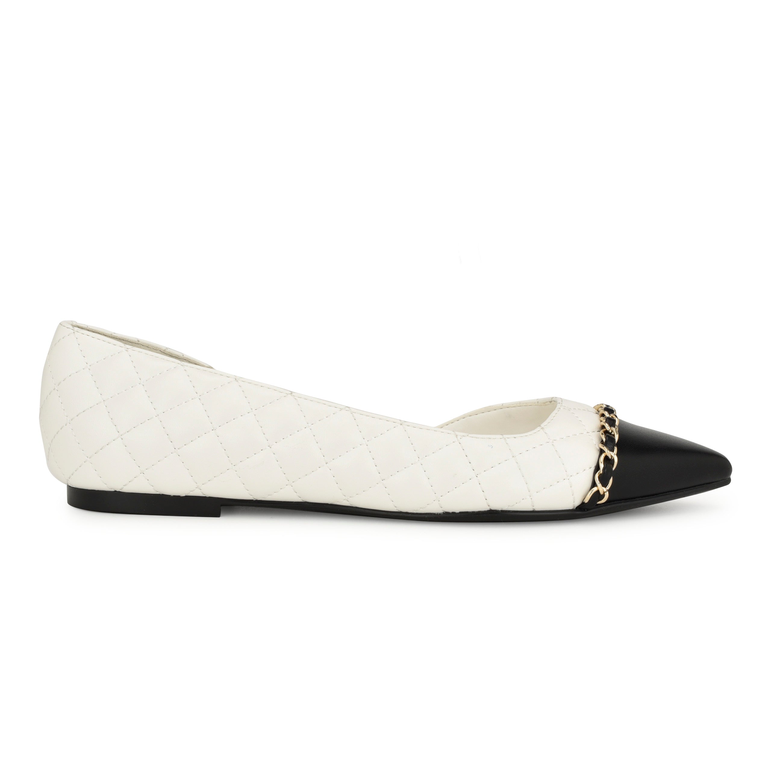 Nine west white hot sale flat shoes